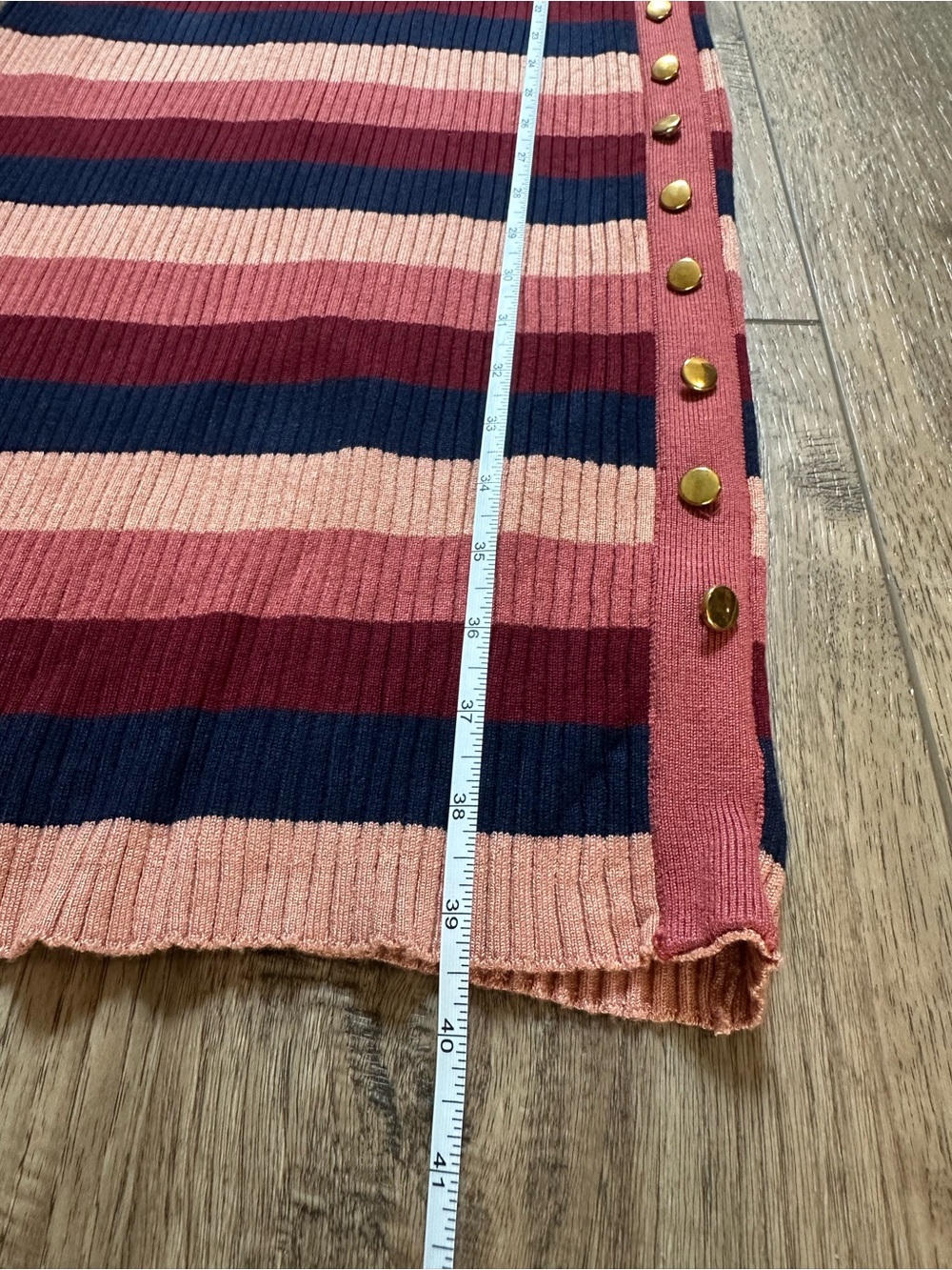 Say What Women’s Striped Sweater Dress, Midi, Ribbed, Bodycon, Fall, XL - Picture 11 of 12